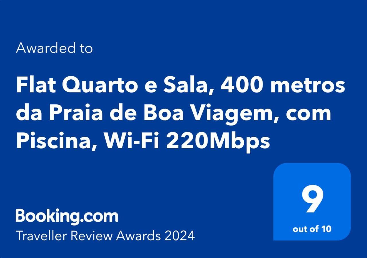 Flat E Sala, 400 Metros Da De Boa Viagem, Com Piscina, Wi-fi 220mbps